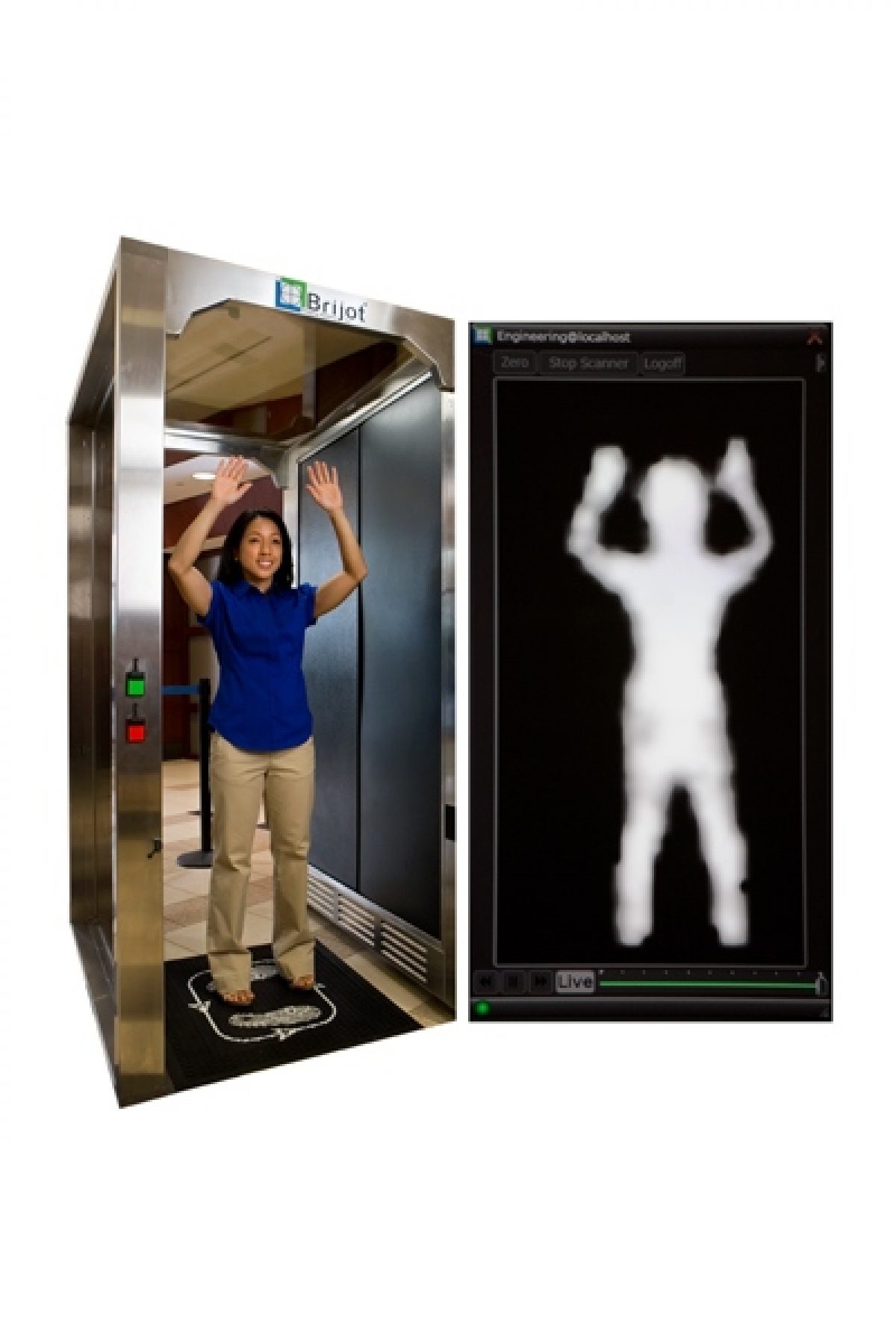Рентгеновский сканер человека